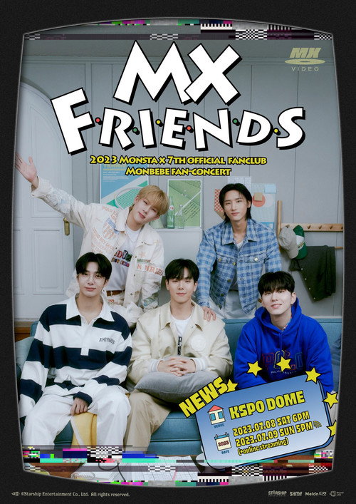 Movie poster for MX FRIENDS – 2023 MONSTA X 7TH OFFICIAL FANCLUB MONBEBE FAN-CONCERT