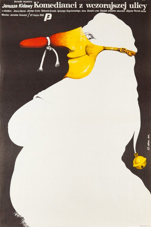 Movie poster for Komedianci z wczorajszej ulicy (1987)
