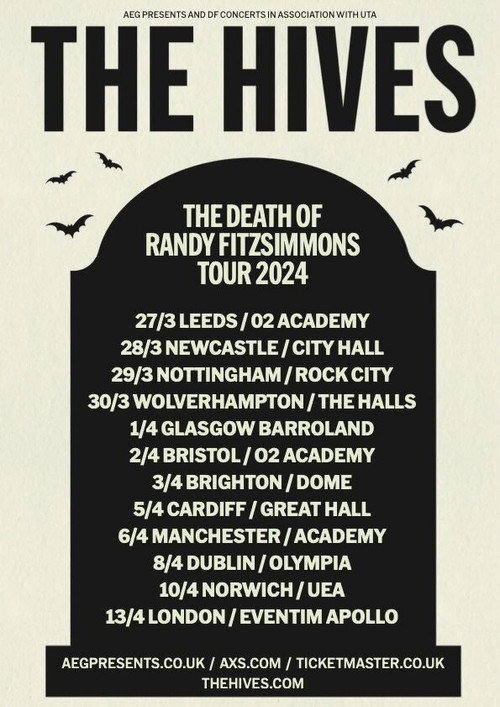 Movie poster for The Hives: Live At The Barrowlands (2024)