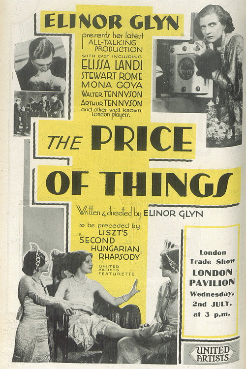 Movie poster for The Price of Things (1930)
