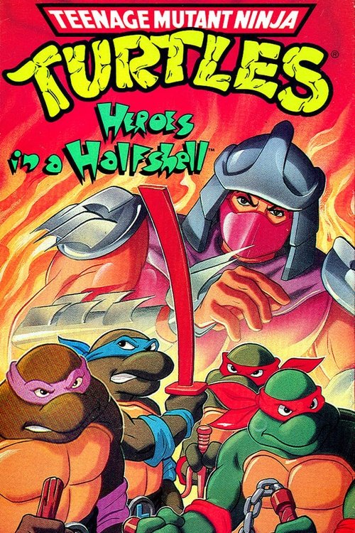 Movie poster for Teenage Mutant Ninja Turtles: Heroes in a Halfshell (1988)