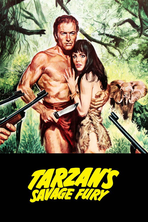 Movie poster for Tarzan's Savage Fury (1952)