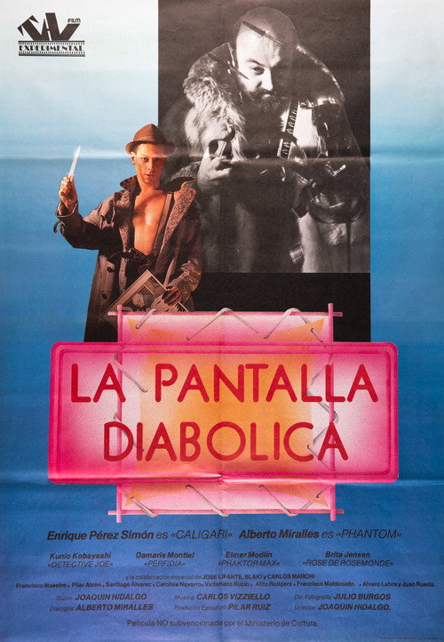 Movie poster for La pantalla diabólica (1985)