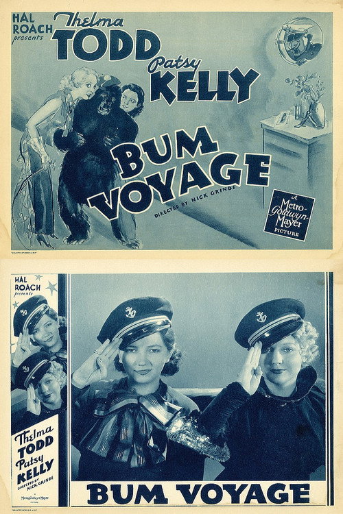 Movie poster for Bum Voyage (1934)