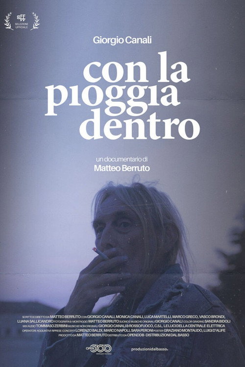 Movie poster for Con la pioggia dentro (2026)