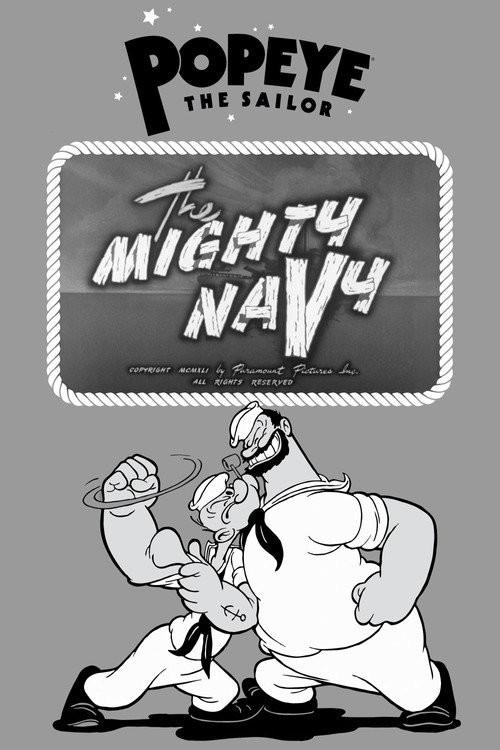 Movie poster for The Mighty Navy (1941)