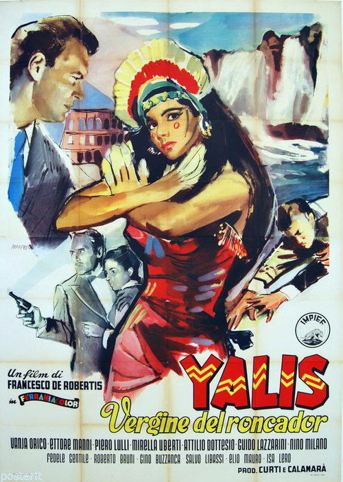 Movie poster for Yalis, la vergine del Roncador (1955)