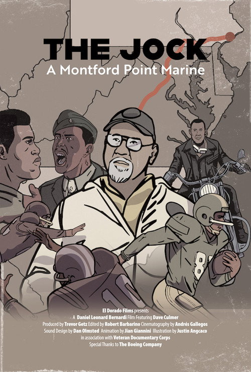 Movie poster for The Jock: A Montford Point Marine (2023)
