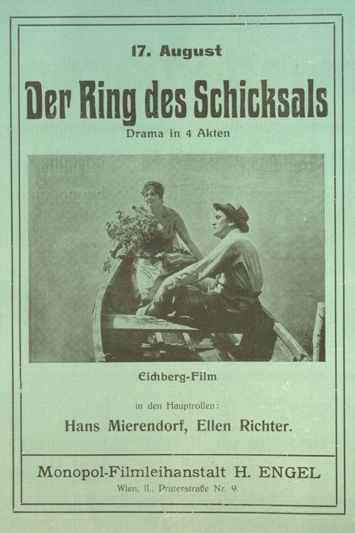Movie poster for Der Ring des Schicksals (1916)