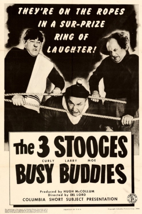Movie poster for Busy Buddies (1944)