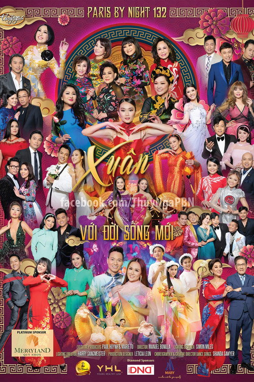 Movie poster for Paris by Night 132: Xuân Với Đời Sống Mới (2022)