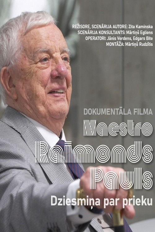 Movie poster for Maestro Raimonds Pauls. Dziesmiņa par prieku (2026)