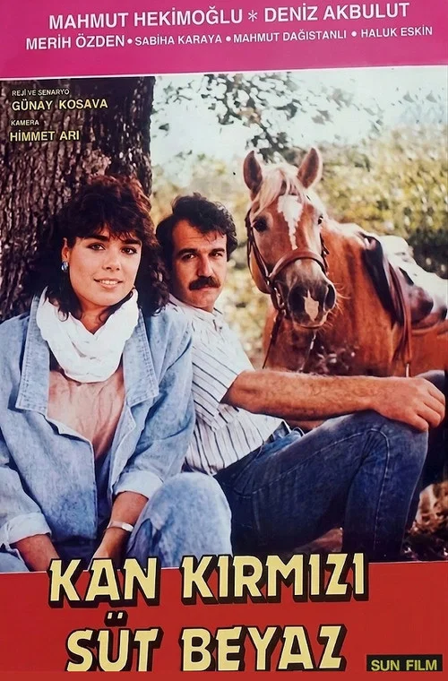 Movie poster for Kan Kırmızı Süt Beyaz (1987)