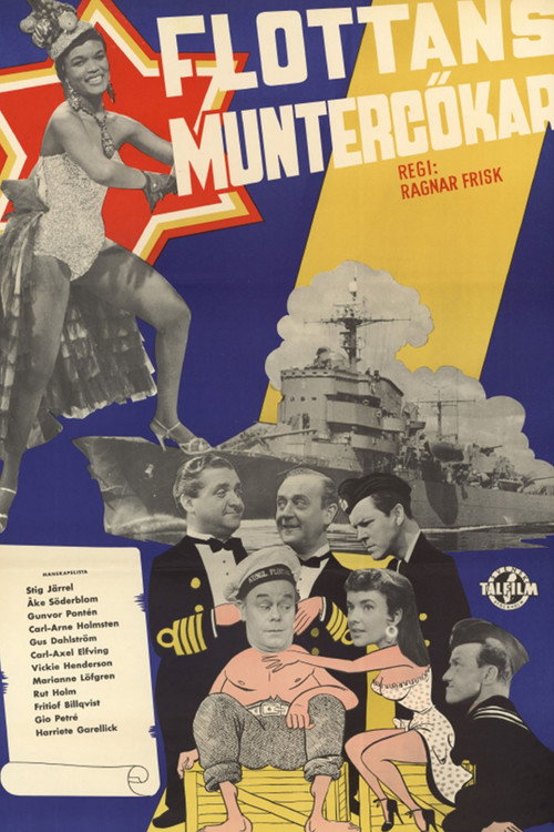 Movie poster for Flottans Muntergökar (1955)
