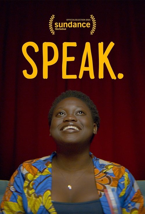 Speak. poster