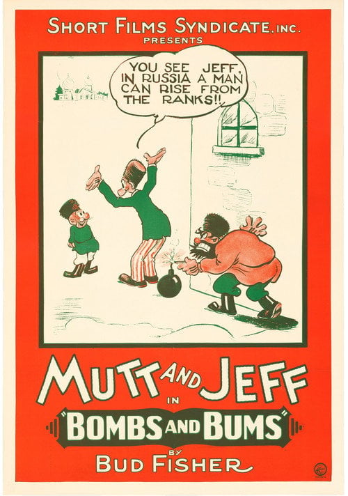 Movie poster for Bombs and Bums (1926)