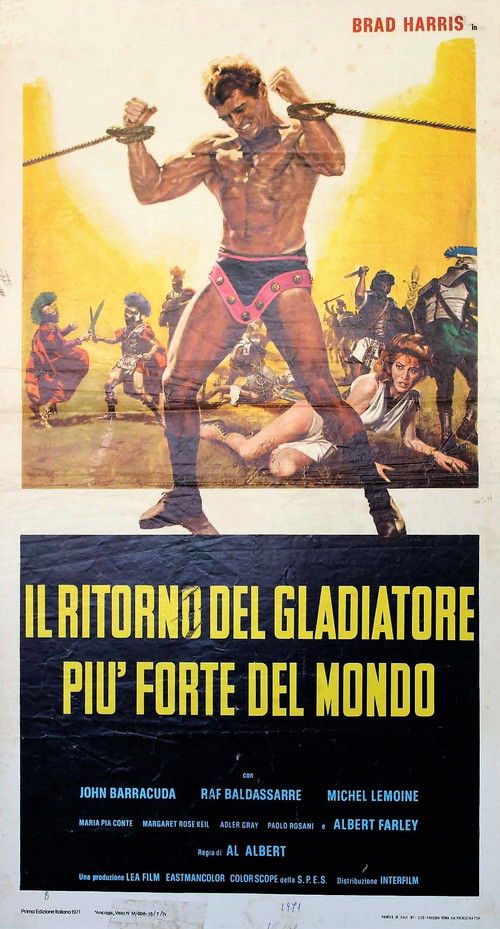 Movie poster for Three Giants of the Roman Empire (1971)
