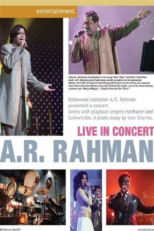 Movie poster for A.R.Rahman Live In Concert