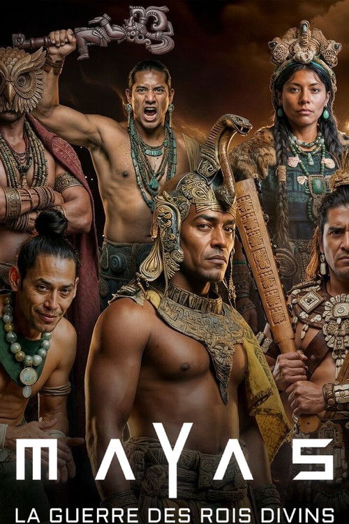 Series poster for Mayas : la guerre des rois divins (2026)