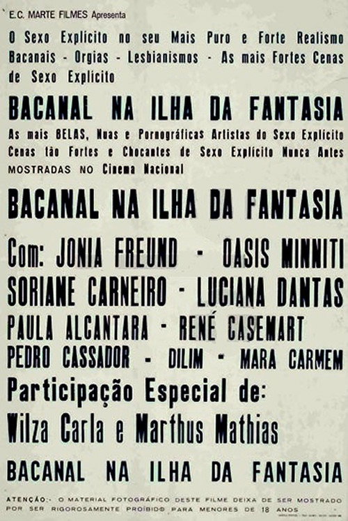 Movie poster for Bacanal na Ilha da Fantasia (1984)