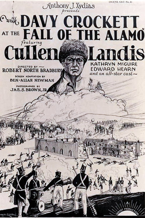 Movie poster for With Davy Crockett at the Fall of the Alamo (1926)