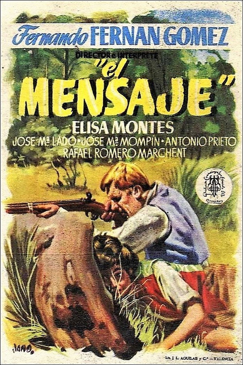 Movie poster for El mensaje (1954)