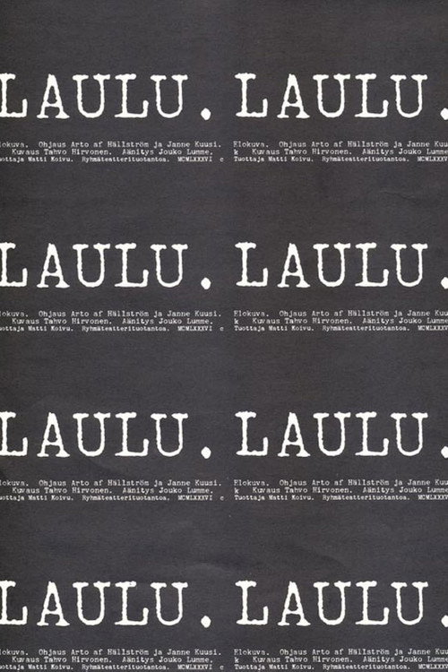 Movie poster for Laulu (1986)