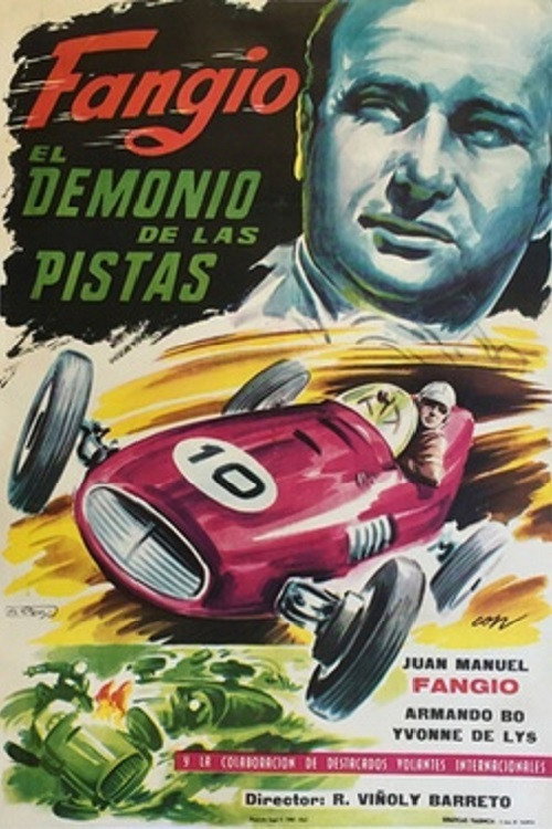 Movie poster for Fangio, el demonio de las pistas (1950)