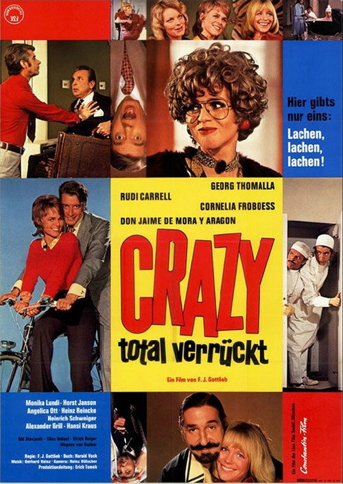Movie poster for Crazy - Total verrückt (1973)