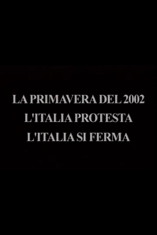 Movie poster for The Spring of 2002 - Italy Protests, Italy Stops (2002)