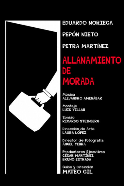 Movie poster for Allanamiento de morada (1998)