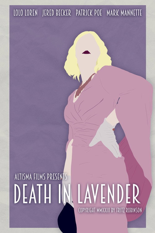 Movie poster for Death in Lavender (2023)