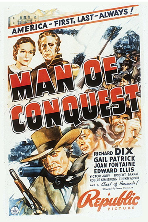 Movie poster for Man of Conquest (1939)