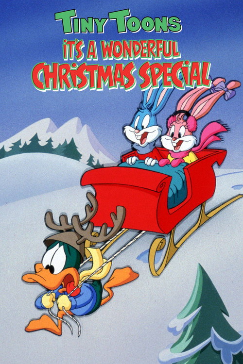 Movie poster for It's a Wonderful Tiny Toons Christmas Special (1992)
