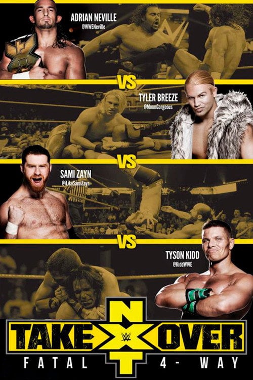 Movie poster for NXT TakeOver: Fatal 4-Way (2014)