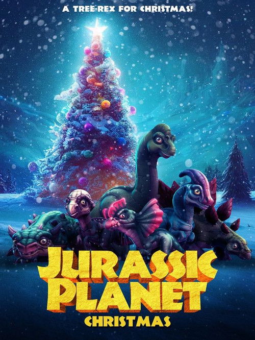 Movie poster for Jurassic Planet Christmas (2023)