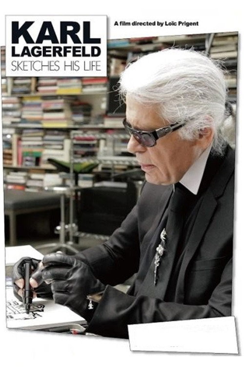 Movie poster for Karl Lagerfeld Sketches His Life (2013)