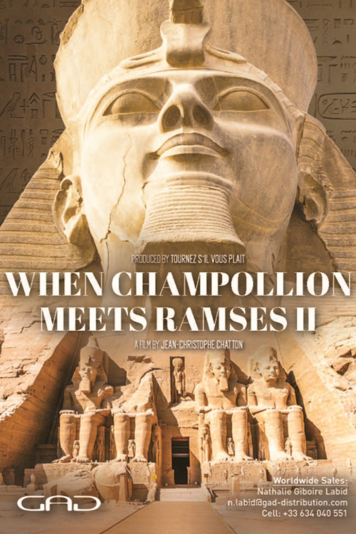 Movie poster for When Champollion Meets Ramses II (2022)