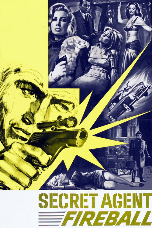 Movie poster for Secret Agent Fireball (1965)