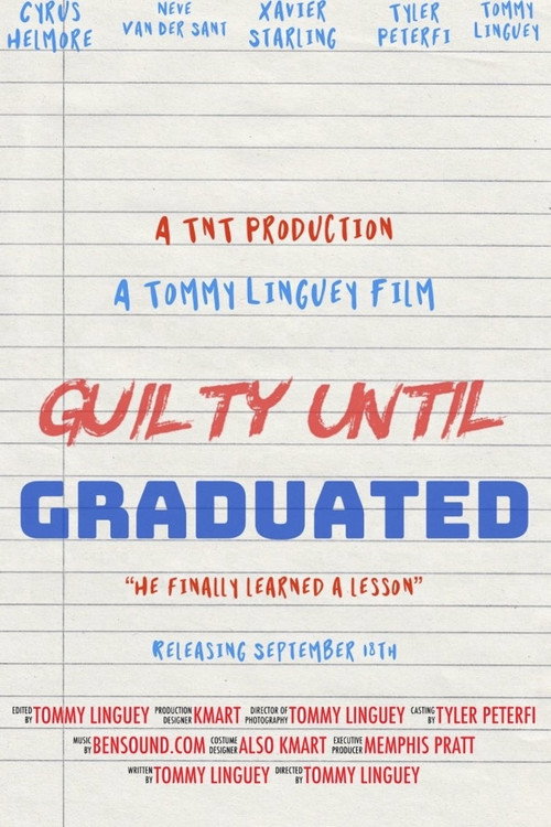 Movie poster for Guilty until Graduated (2025)