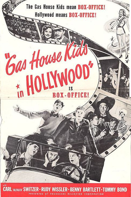 Movie poster for The Gas House Kids in Hollywood (1947)