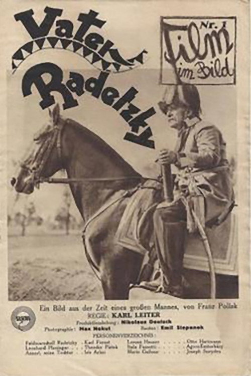 Movie poster for Vater Radetzky (1929)