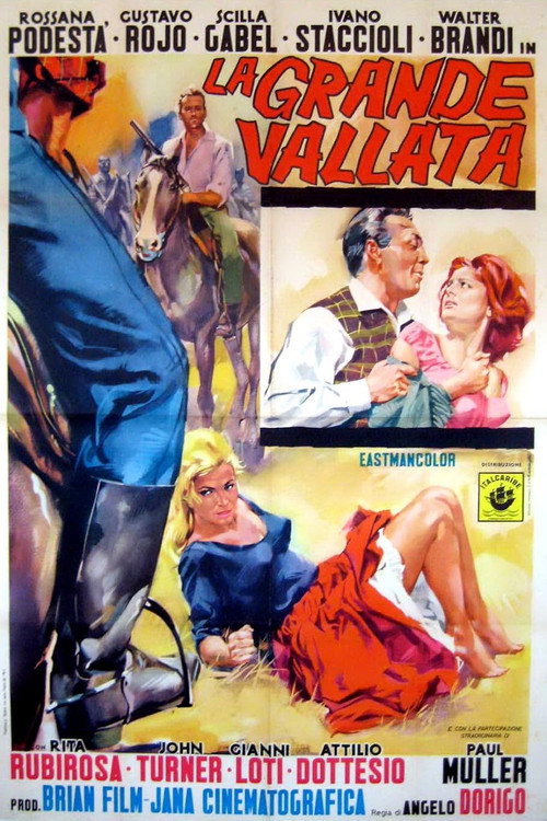 Movie poster for La grande vallata (1961)