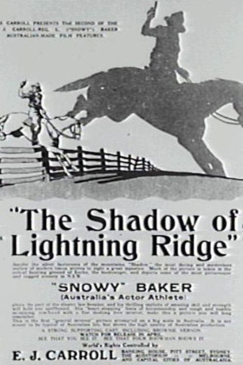 Movie poster for The Shadow of Lightning Ridge (1920)