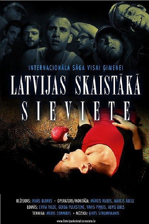 Movie poster for The Most Beautiful Woman in Latvia (2011)
