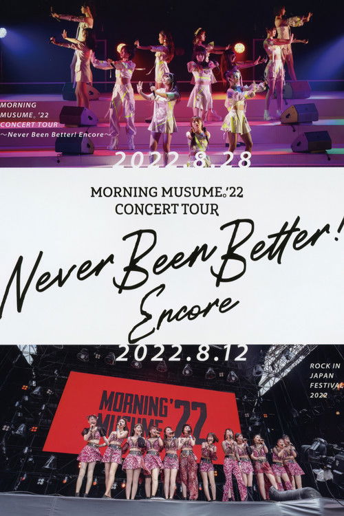 Movie poster for Morning Musume.'22 2022 Summer ~Never Been Better! Encore~ (2022)