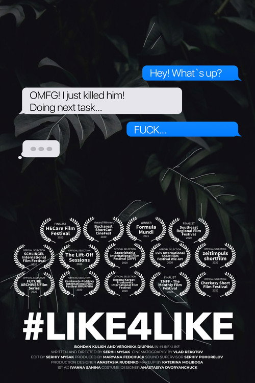 Movie poster for #LIKE4LIKE (2022)