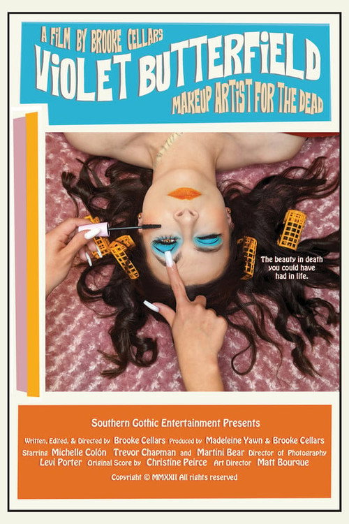 Movie poster for Violet Butterfield: Makeup Artist for the Dead (2022)