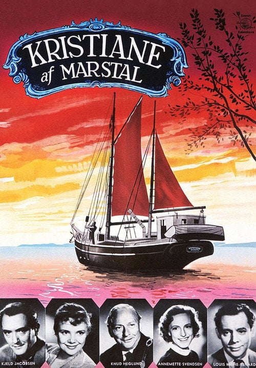 Movie poster for Kristiane af Marstal (1956)