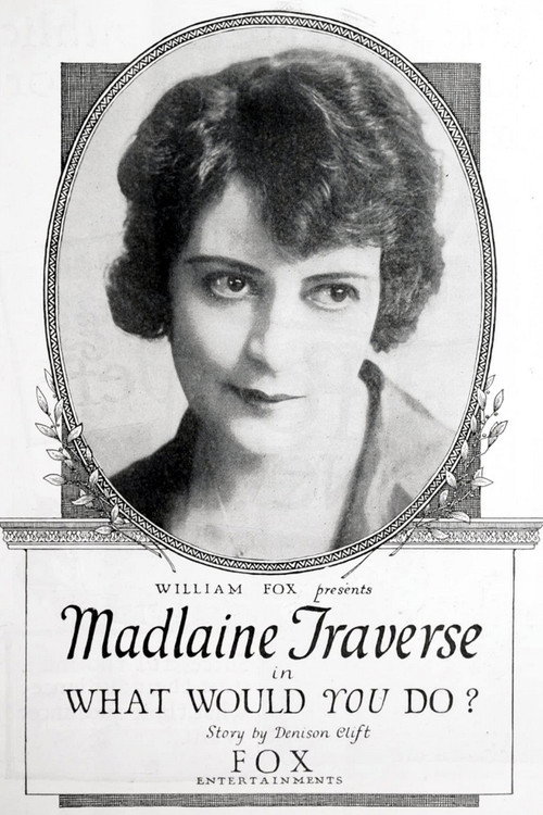 Movie poster for What Would You Do (1920)